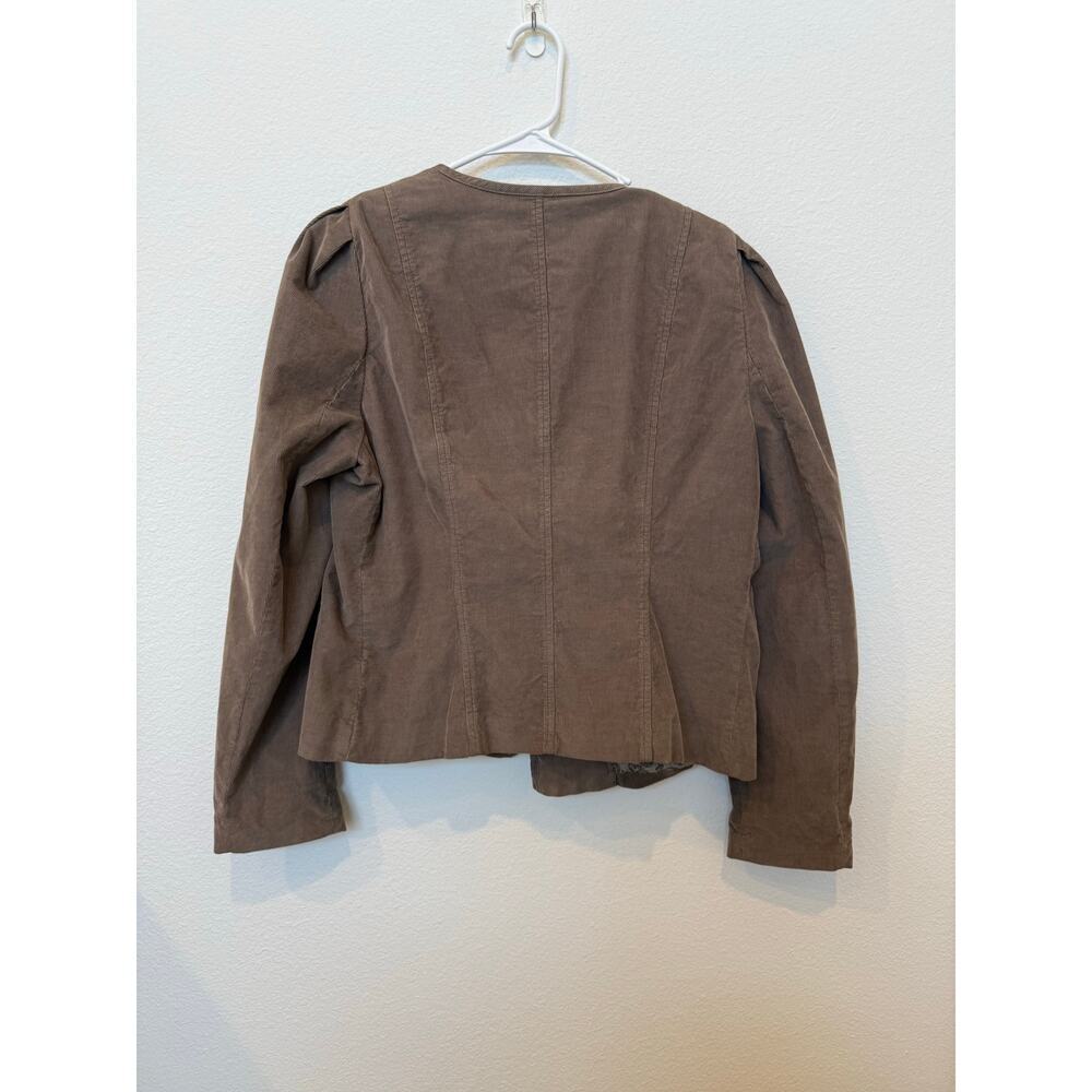 Zara Corduroy Jacket Mocha Brown XL - Picture 7 of 9